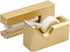 JAM PAPER Gold Office & Desk Sets - 1 Stapler & 1 Tape Dispenser - 2/Pack