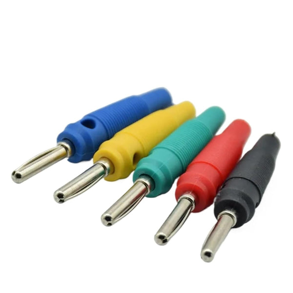 Qingdinu 10 Pcs 20A 4mm Banana Plug Copper Single Needle High Current Insulated