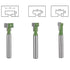 Totowood Set, 1/4" Set 6 Set 1/4 5/16 3/8 9/16 1/2 5/8 Inch Keyhole Router Bits Shank Router Bit pcs Router Bit & &