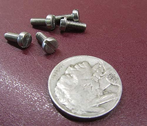 K-mac 18-8 M1 .25 mm 3 mm 5 Stainless Steel Narrow Cheese Head Slotted Machine Screws, x Thread x Length, Pcs