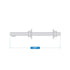 National Hardware N130-559 1/2 x 6 Zinc Bolt Hook