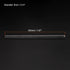 MECCANIXITY 3.3 Borosilicate Glass Stick 7.87" Length 8mm Dia Stir Rod Mixing Tools with Both Ends Round for Lab Kitchen Science 6Pcs