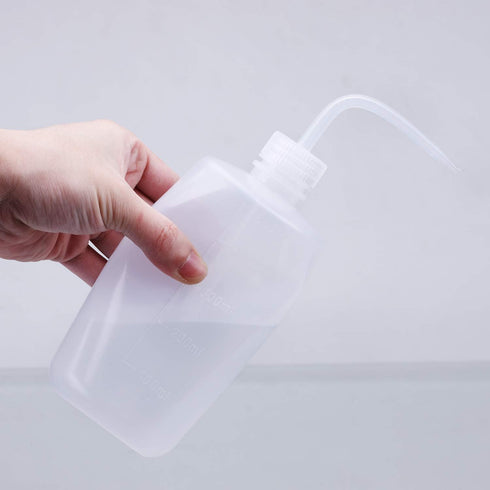 Wash Bottle, 3 Pack LDPE Squeeze Bottles, Safe Plastic Watering Bottle for Lab, Chemistry, Industry & Gardening