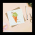 Azeeda (GC00080727) 'Pistachio Ice Cream Cone ' Blank Greeting Card
