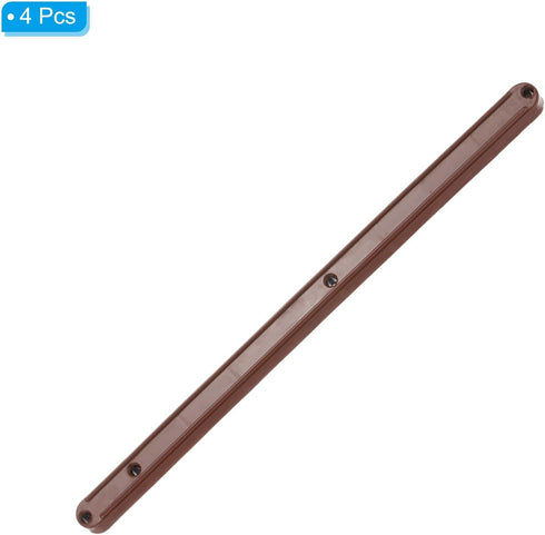 12 Inch 4 19/32" (15mm) PATIKIL Drawer Slides, Pcs Plastic Guide Rails Side Mounted Rails