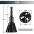 1/4" Hex Shank Deburring External Chamfer Tool, Remove Burr Tools with Tungsten Carbide Blade for Repairing Damaged Bolts 3/16"- 1" (5mm-25mm)