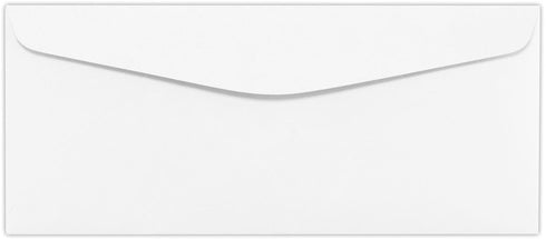 LUXPaper #10 Premium Wove Business Envelopes | Commercial Flap | 4 1/8" x 9 1/2" | Bright White | 24lb. Text | 50 Qty