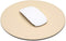 ProElife Cute Round Mouse Pad Mat Waterproof PU Leather 8.66-Inch Mousepad for Home Office Gaming