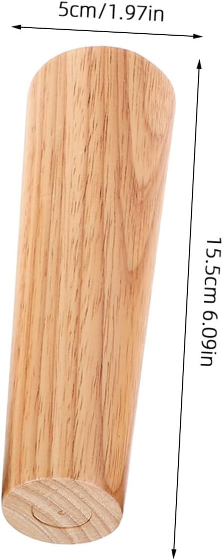 4pcs OSALADI Replacement Sofa Legs Wooden Dresser Legs Extender Oak for Kitchen Table Tv Stand