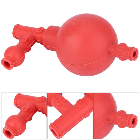2pcs Rubber Pipette Filler with Three Valve Safety Rubber Pipets for Lab Pipette Filler Tool