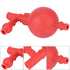 2pcs Rubber Pipette Filler with Three Valve Safety Rubber Pipets for Lab Pipette Filler Tool