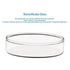 stonylab 10pk Glass Petri Dishes, 60x15 mm Autoclavable Borosilicate Glass Cell Culture Dishes