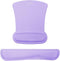 MOSISO Wrist Rest Support for Mouse Pad & Keyboard Set, Ergonomic Non-Slip Base Cushion with Neoprene Cloth & Raised