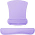 MOSISO Wrist Rest Support for Mouse Pad & Keyboard Set, Ergonomic Non-Slip Base Cushion with Neoprene Cloth & Raised