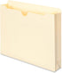 Smead File Jacket, Reinforced Straight-Cut Tab, 2" Expansion, Letter Size, Manila, 50 Per Box