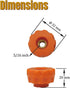 O'SKOOL T-Track Knob Kit with 5/16-18 Knobs, T-Bolts, and Washers for Woodworking Jigs and Fixtures, 10 Pack