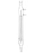 QWORK Glass Reflux Condenser 24/40, Large Cooling Capacity, Borosilicate Glass, 175mm Coil Length