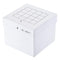 uxcell Centrifuge Tube Freezer Storage Box, 16 Places Cardboard Holder Rack for 50ml Microcentrifuge Tubes, White (2pcs)
