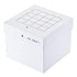 uxcell Centrifuge Tube Freezer Storage Box, 16 Places Cardboard Holder Rack for 50ml Microcentrifuge Tubes, White (2pcs)