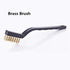 12PCS Mini Wire Brushes, Stainless Steel & Brass Brush Set for Automotive Cleaning & Rust Removal