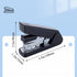M&G Effortless Desktop Stapler, 50 Sheet Capacity, One Finger Stapling, Includes 1000 Staples and Staple Remover (Black)