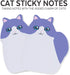 PopCrew Office Gift for Cat Lovers | Cute Cat Office Supplies - Funny Cat Memes Desktop Flipbook, Cat Mouse Pad, Cat
