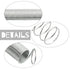 WMYCONGCONG 200 PCS Zinc Plated Compression and Extension Springs Replacement Kit for Shop and Home Repairs