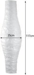 Generic 46in Tall Rice Paper Floor Lamp Shade, Standing Corner Lamp Cover, Standing Lamps Decor, Japanese Style