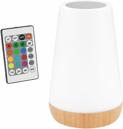 GT INTERNATIONAL GROUP LED Night Light Bedside Lamp Touch with Remote Control. 13 RGB Colors