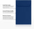 LUXPaper #1 Coin Envelopes | 2 1/4" x 3 1/2" | Navy Blue | 80lb. Text | 250 Qty