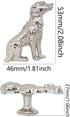 Mizhang Closet 4Pcs Cabinet Knobs Drawer Knobs,Cute Metal Dog Decorative Knob Pulls for Kitchen Cupboard Bedside Table