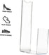 2pcs PRETYZOOM Acrylic High Heel Display Stands for Retail Shop Transparent Shoe Racks for Sneakers and High Heels