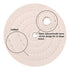 SCOTTCHEN Extra Thick Buffing Polishing Wheel, 6 Inch (70 Ply), 2 PCS for Bench Grinder Tool