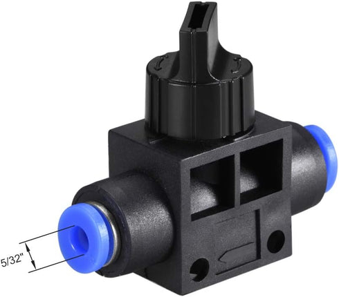 uxcell 4mm OD Pneumatic Air Flow Control Valve with Push-to-Connect Fitting,Union Straight,Pneumatic Air Controller Valve 6pcs by uxcell