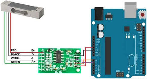 2pcs Hx711 Weight Weighing Load Cell Conversion Module Sensors Ad Module for Microcontroller Arduino