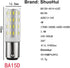 B15 B15D 12V-24V Light Bulb B15d Bayonet Double Contact 5W Cool White 6000K 40W Equivalent for Lighting Pack of 2 by ShuoHui