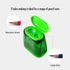 Manual 4PCS Colorful Compact Dual Holes Pencil Sharpeners with Lid for Kids & Adults, Portable for School Office by Aipker