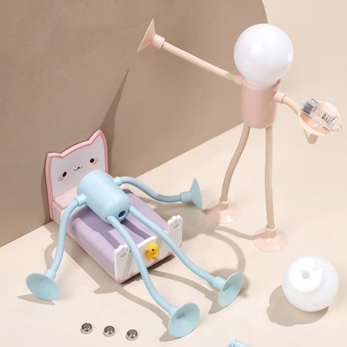 Generic 2025 Bulb Funny Sportsman Night Light, Changeable Shape New Cute Light Man Mini Night Light, DIY Shape Night