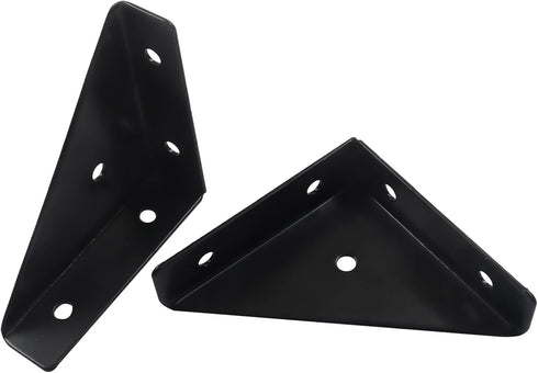 BokWin 8 Pack 66mm 66mm 90 Metal Triangle Corner Shelf BracketsCorner Brace Brackets x Angle Braces for Tables