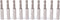 Magnetic Extension Socket Drill Bit Holder, 10pcs 1/4" Hex for Power Tools