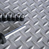 WorkForce Heavy Duty Vinyl Diamond Plate Matting, Commercial Grade Floor Mat for Garages, 1/8" x 24" x 4', Gray