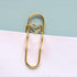 Zrwcvxy 15 pcs Multifunctional Pen Clips, Large Size Paperclip Holders for Notebooks and Papers, Gold/Silver/Rose Gold