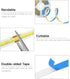 5V 5V 3.28ft) ZSLAIFU A USB LED Light Strip, COB LED Strip Lights, White LED Lights, Small LED Strip Light, TV Lights