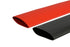 2-Piece TEMCo 3/4" Marine Grade Heat Shrink Tube, 1 RED + 1 BLACK, 4ft each