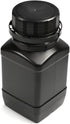 Othmro 250ml Plastic Lab Chemical Reagent Bottles, 5pcs Square Wide Mouth Storage Container with Anti-Theft Cap