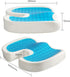 Generic Premium Gel & Memory Foam Seat Cushion, Office Chair Cushion for Back & Sciatica Pain Relief, Car Seat Cushion