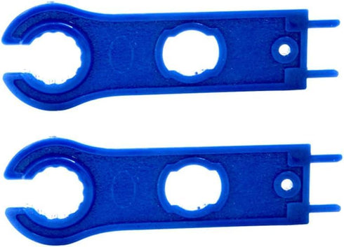 2Pcs Blue Home Improvement Tools, Solar Panel MC4 Connector Spanner Wrench Quick Connect Disconnect Tool