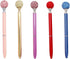 Gullor 5PCS Multicolor Diamond Ballpoint Pen Set, Bling Metal Retractable Ballpoint Pens
