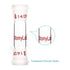 stonylab Glass Straight Connecting Adapter, Borosilicate Glass 30mm for 14/20 Ground Outer Standard Taper Joints
