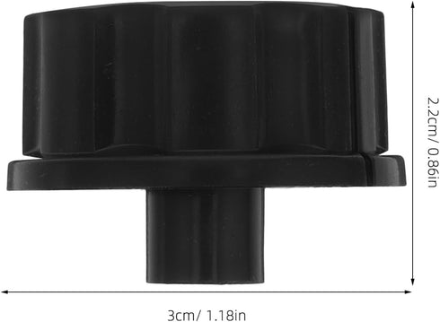 1.18In Set 2 UKCOCO Oven Control Knobs Replacement for Air Fryer Timer Switch Stovetop and Bbq Grill Kitchen Appliance